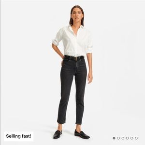 Everlane • Cheeky Straight Jean (Washed Black)